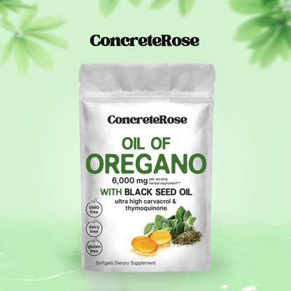 Oregano Oil with Black Seed Oil - 60 softgels