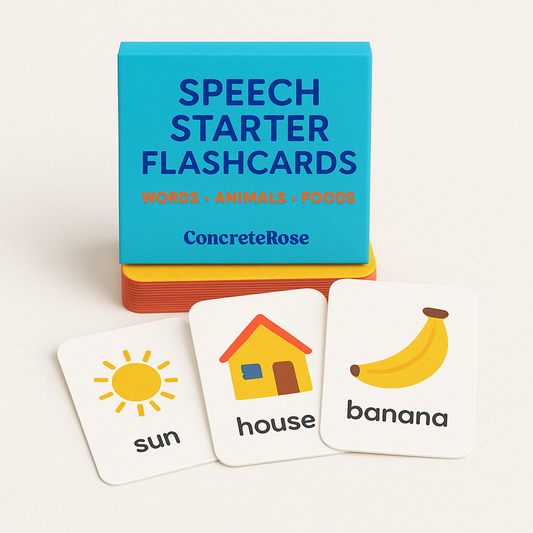 ConcreteRose - Speech Starter Flashcards